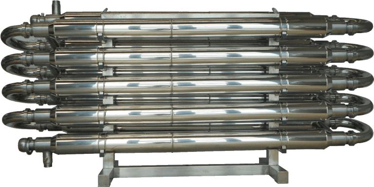 DRW Double Pipe Heat Exchanger for Cooling Must, Juice and Beer